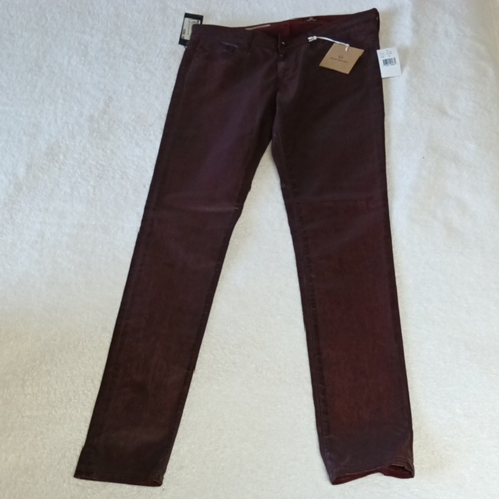 AG Adriano Goldschmied Women's Faux Leather Pants Size 28 Regular
